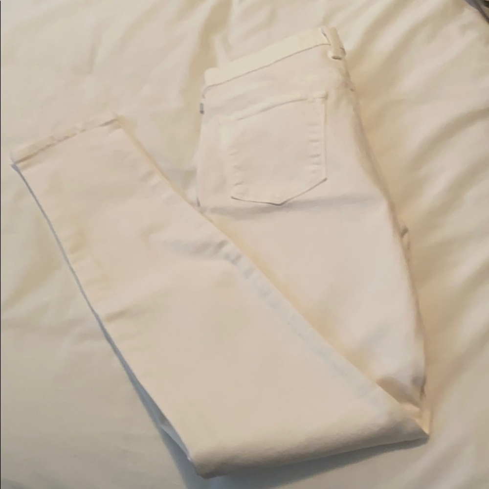 J Brand White Skinny Jeans